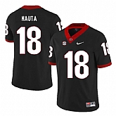 Georgia Bulldogs 18 Isaac Nauta Black Nike College Football Jersey Dzhi,baseball caps,new era cap wholesale,wholesale hats